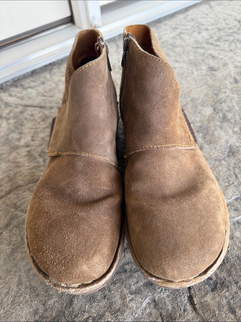 Born Brown Suede Ankle Boots